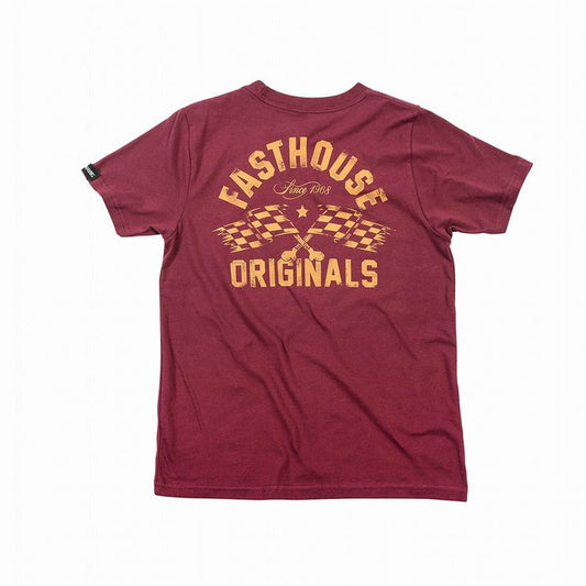 Youth Signal T-shirt Maroon