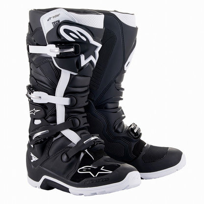TECH7 Enduro Drystar Boots Black/White