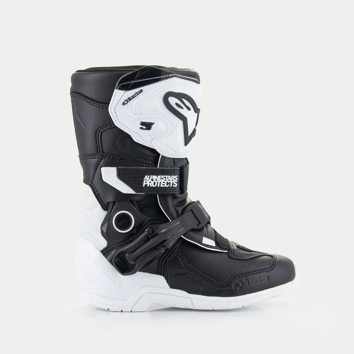 Kids TECH3S Boots White/Black