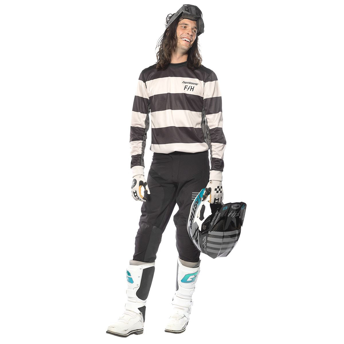 ファストハウス サングアロジャージ ロッコ ブラック/ホワイト サンド