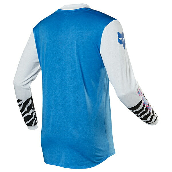 22949-189 RETRO ZEBRA Jersey Cyan