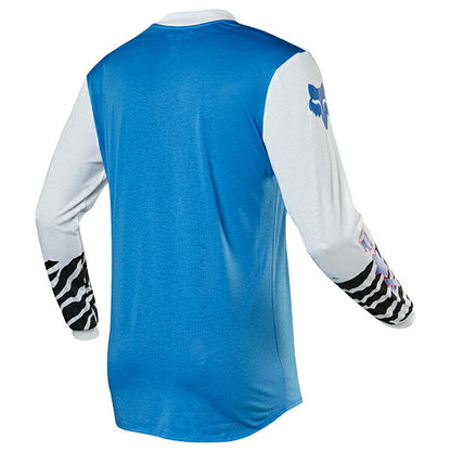 22949-189 RETRO ZEBRA Jersey Cyan