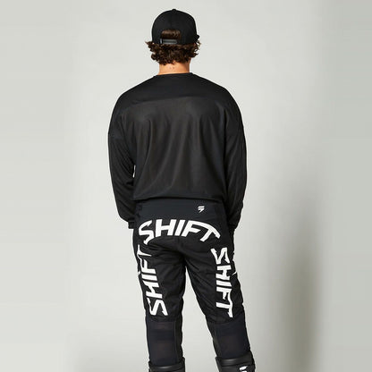 ジャージ ホワイトレーベル ブリス ブラック/ホワイト Sサイズ