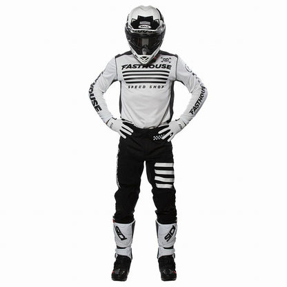 グラインドハウス ジャージ ハルト ホワイト/ブラック 長袖