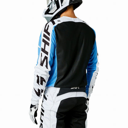 ジャージ ホワイトレーベル フェード アシッドブルー Mサイズ