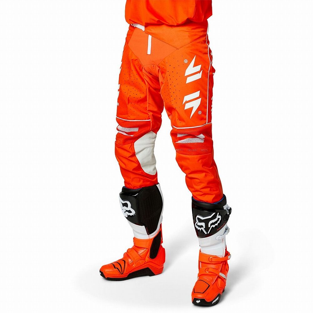 パンツ ブラックレーベル ビーム オレンジ/ホワイト 30インチ