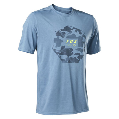 Ranger DriRelease Camo Moth Short Sleeve Jersey Dusty Blue
