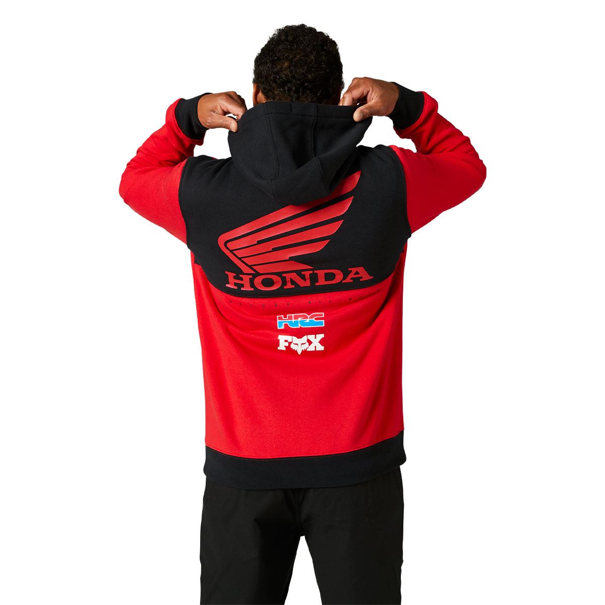 HONDA Wing Pullover Hoodie Flame Red