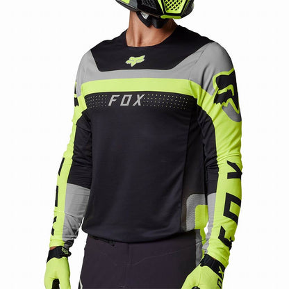 Flexair Jersey Effect Fluorescent Yellow Long Sleeve