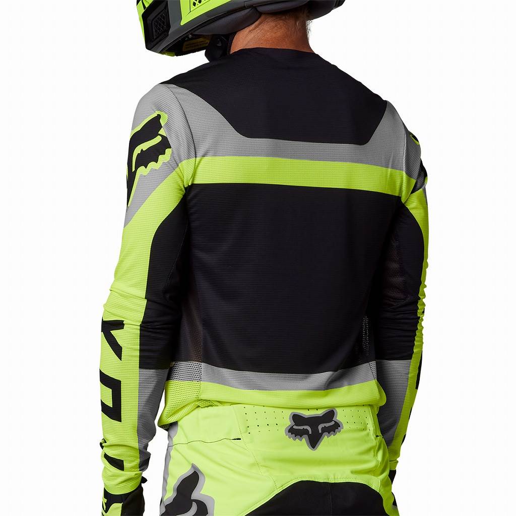 Flexair Jersey Effect Fluorescent Yellow Long Sleeve