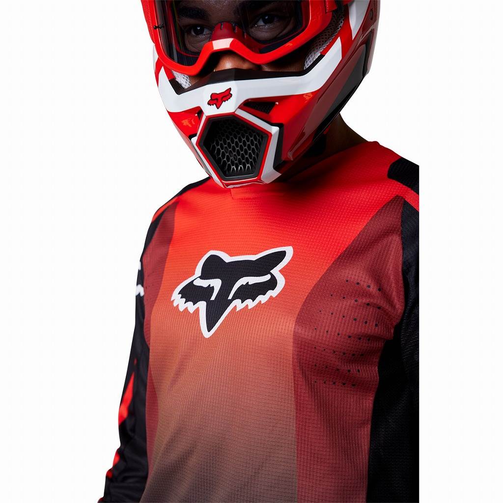 180 JSY Reed Fluorescent Red Long Sleeve