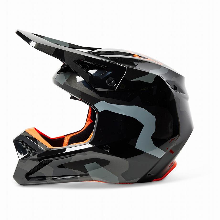 V1 Helmet Bunker Grey Camo Full Face