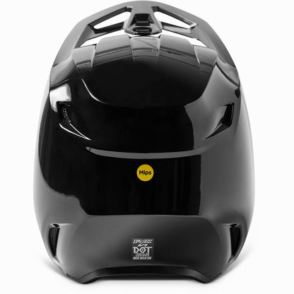 V1 Helmet Solid Black Full Face