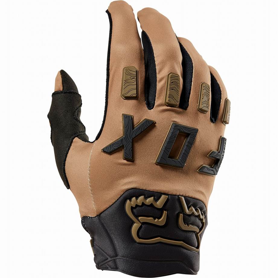 Defend Wind Off-Road Gloves Dark Khaki