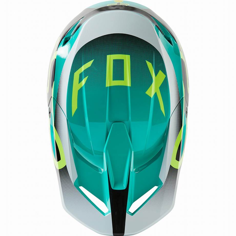 Youth V1 Helmet Raed Teal