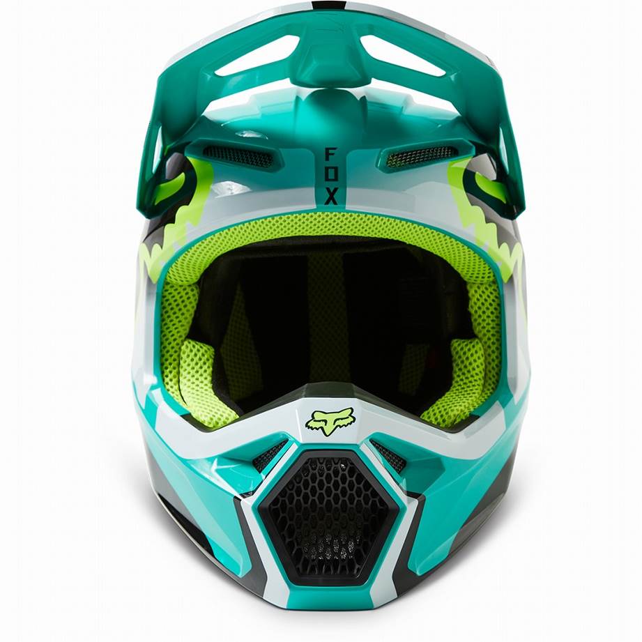 Youth V1 Helmet Raed Teal
