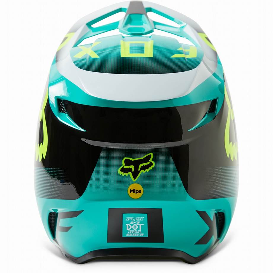 Youth V1 Helmet Raed Teal