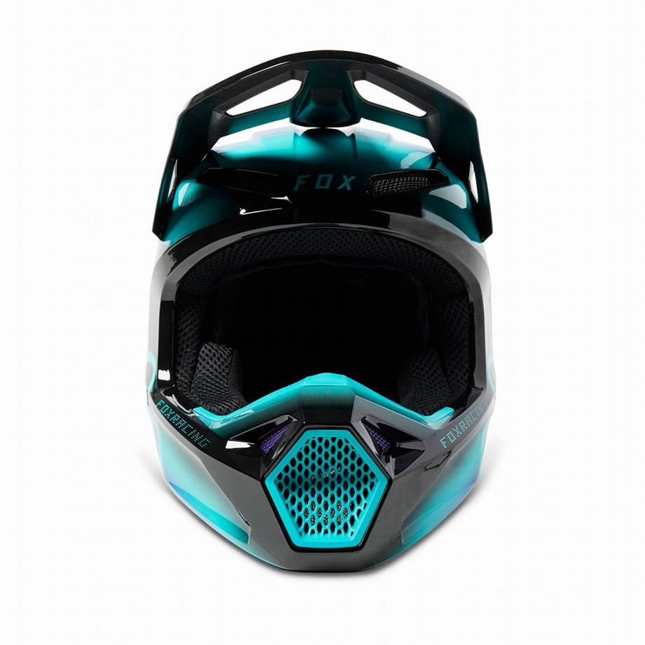 ユース V1ヘルメット トキシック ブラック