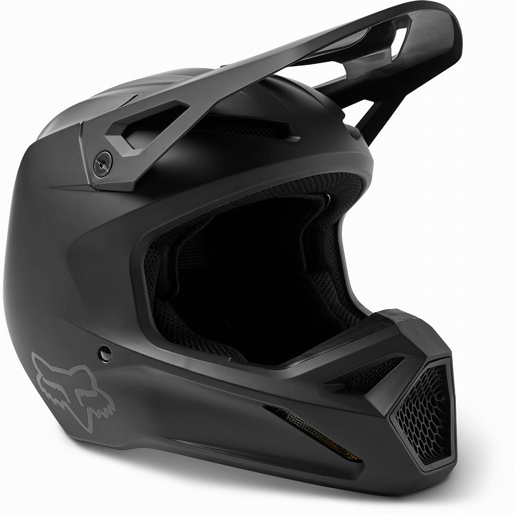 ユース V1ヘルメット マットブラック