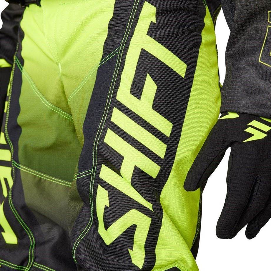 ユース ホワイトレーベル パンツ ポズン フローイエロー