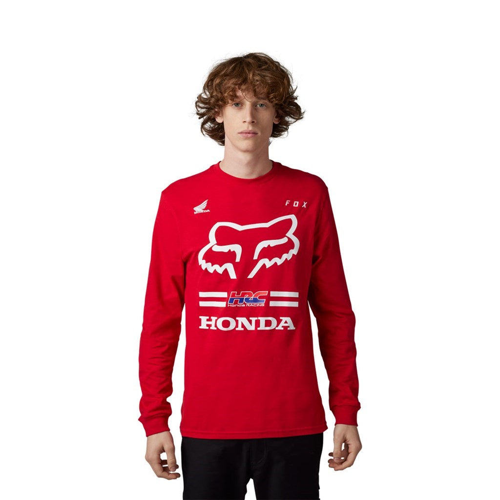 ホンダ ロングスリーブTシャツ フレイムレッド