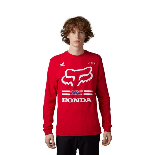 ホンダ ロングスリーブTシャツ フレイムレッド