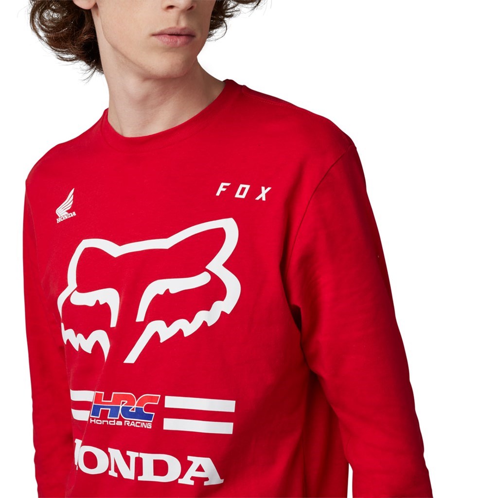 ホンダ ロングスリーブTシャツ フレイムレッド