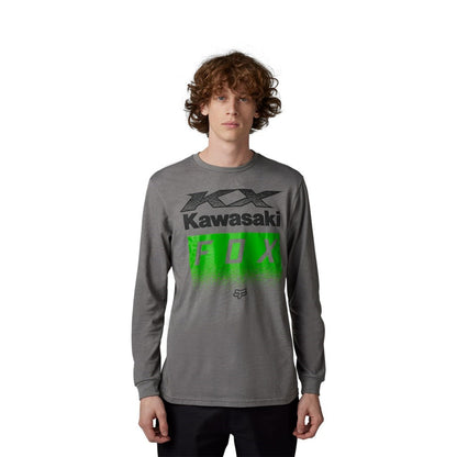 Kawasaki Long Sleeve T-Shirt Heather Grey