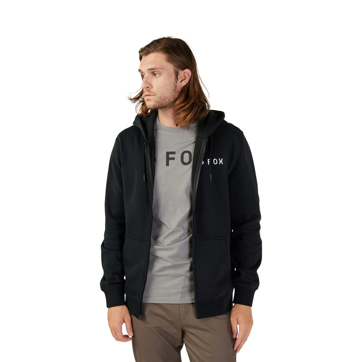 FOX Absolute Zip-Up Hoodie Black