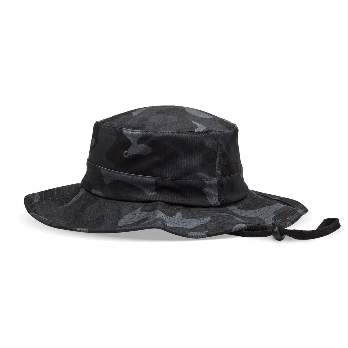 Base Over Sun Hat Black Camo
