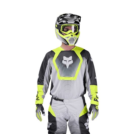 FOX 180 JSY KOREKT GRY/YEL