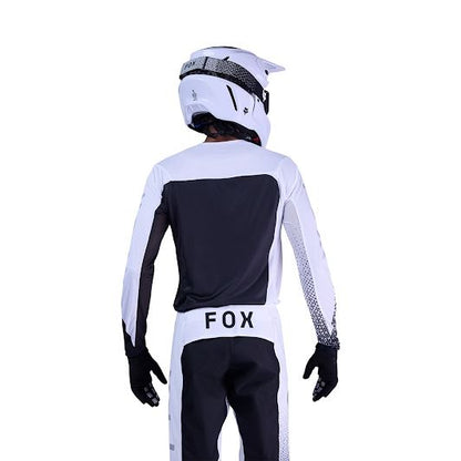 FOX フレックスエアージャージ フラクチャー ホワイト/ブラック