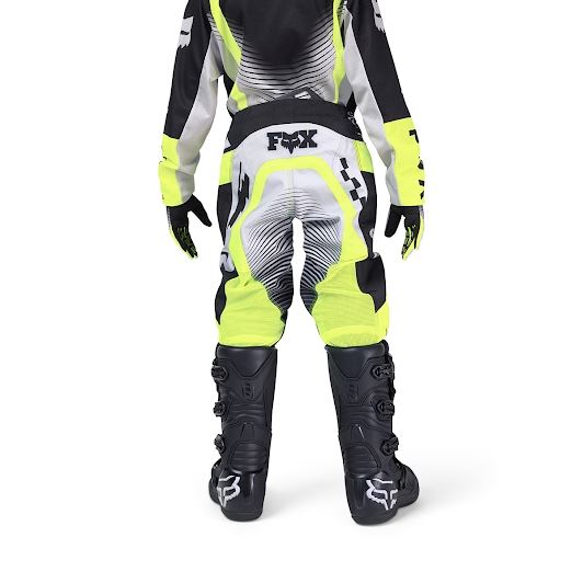 FOX ユース 180パンツ コレクト グレー/イエロー
