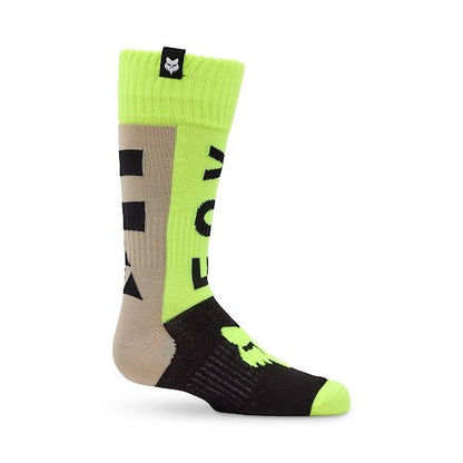 FOX Youth 180 Socks Kollect Grey/Yellow