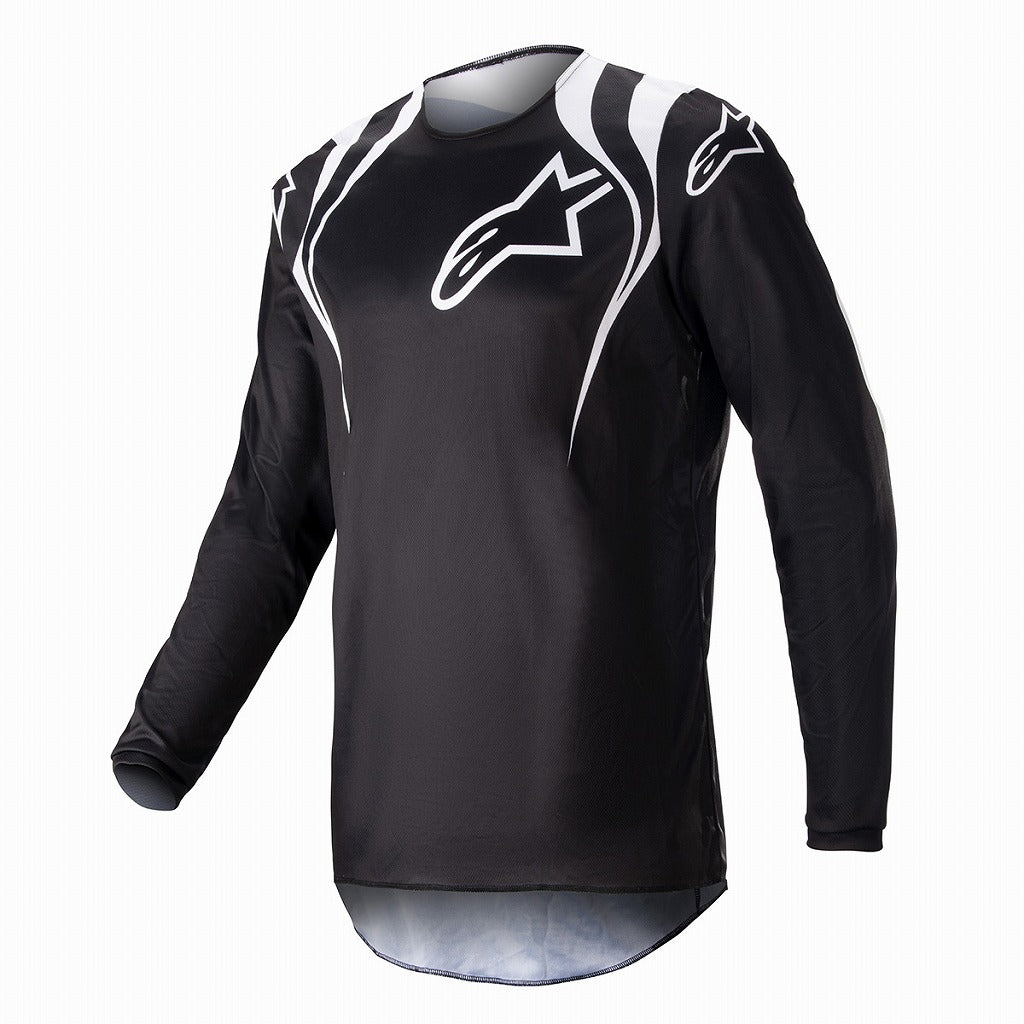 Fluid Narin Jersey Black/White Long Sleeve