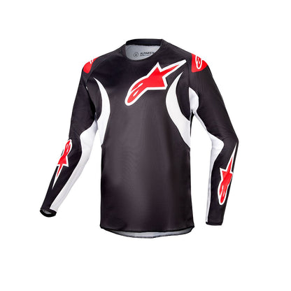 Youth Racer Lucent Jersey Black/White