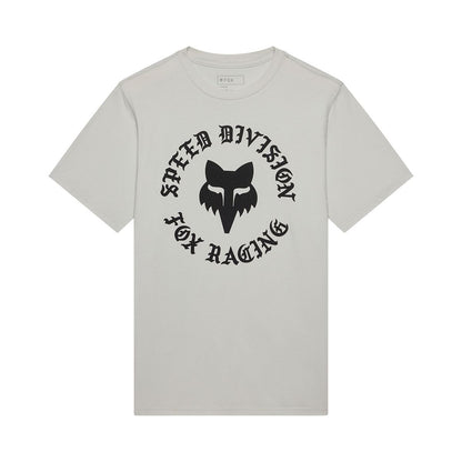 バッジ Tシャツ ライトグレー