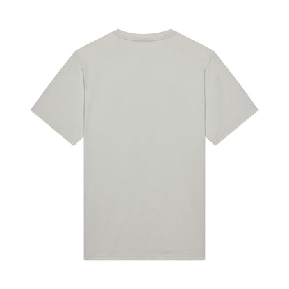 バッジ Tシャツ ライトグレー