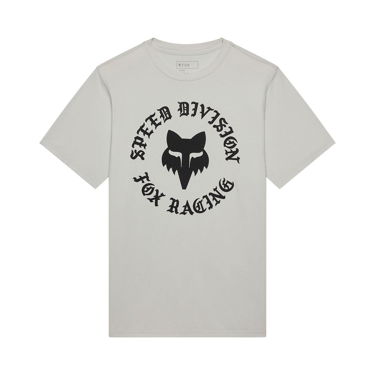 バッジ Tシャツ ライトグレー
