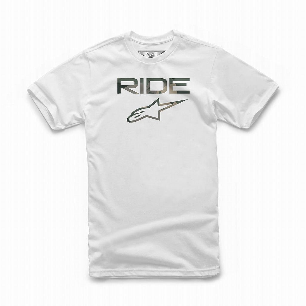 ライド2.0 カモ Tシャツ ホワイト ロゴT 半袖