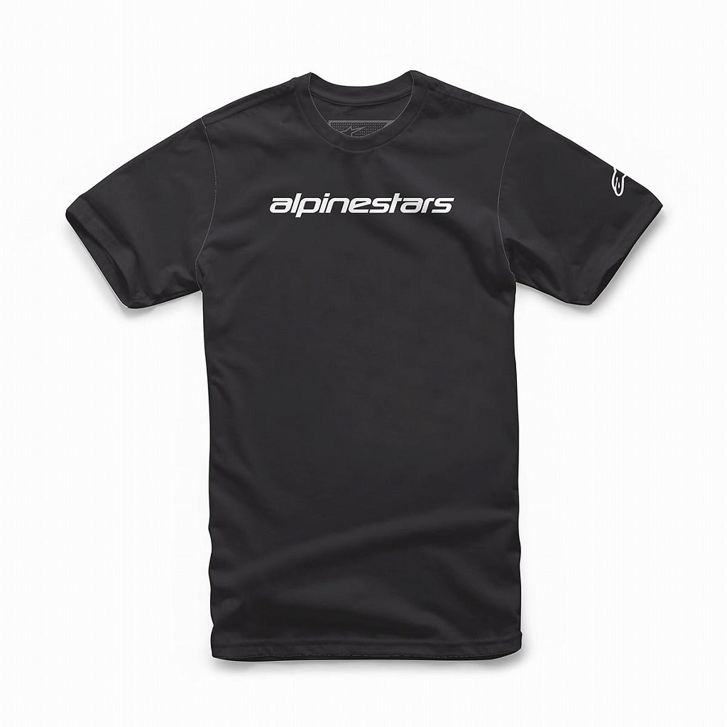 リニアーワードマーク Tシャツ ブラック/グレー ロゴT 半袖