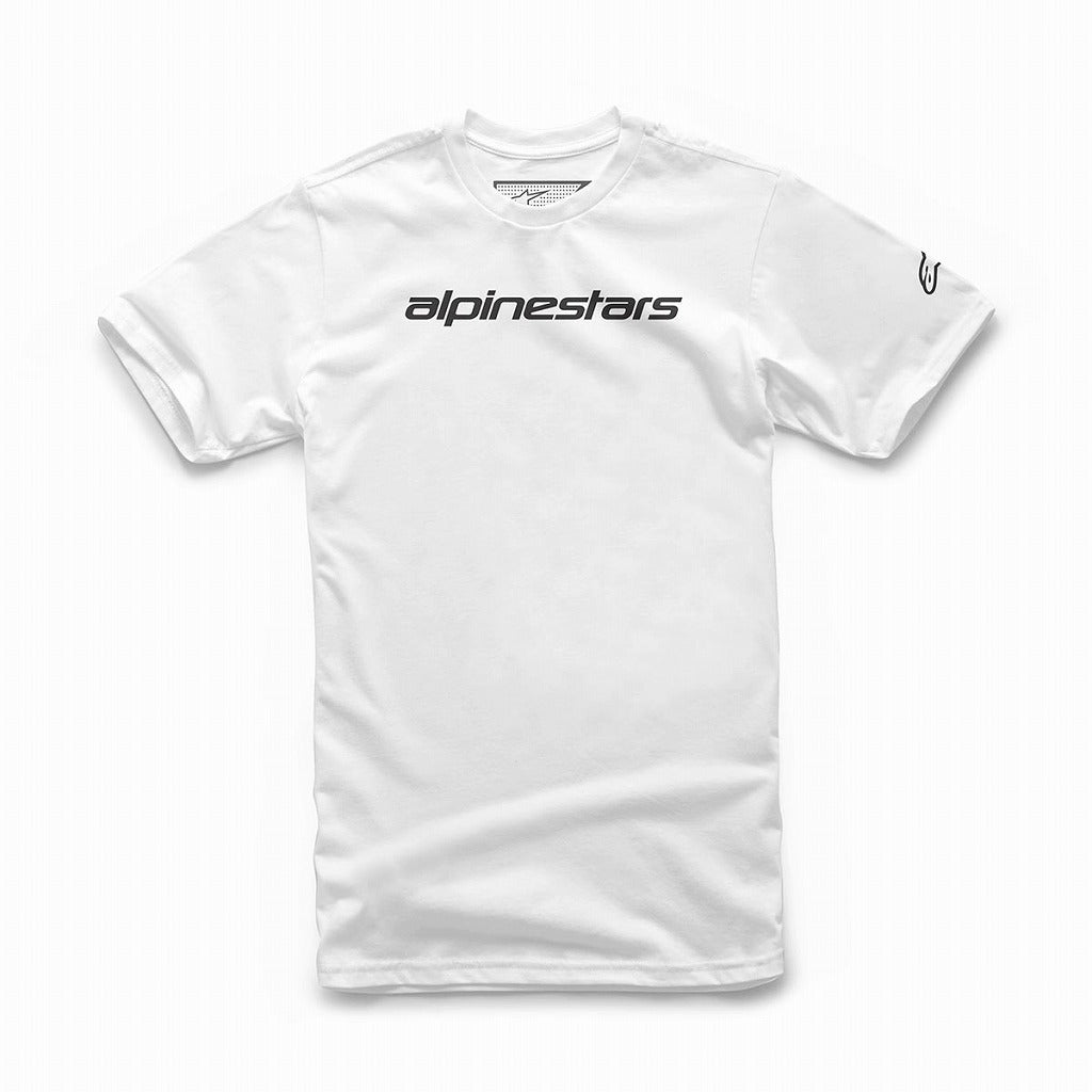 リニアーワードマーク Tシャツ ホワイト/ブラック ロゴT 半袖