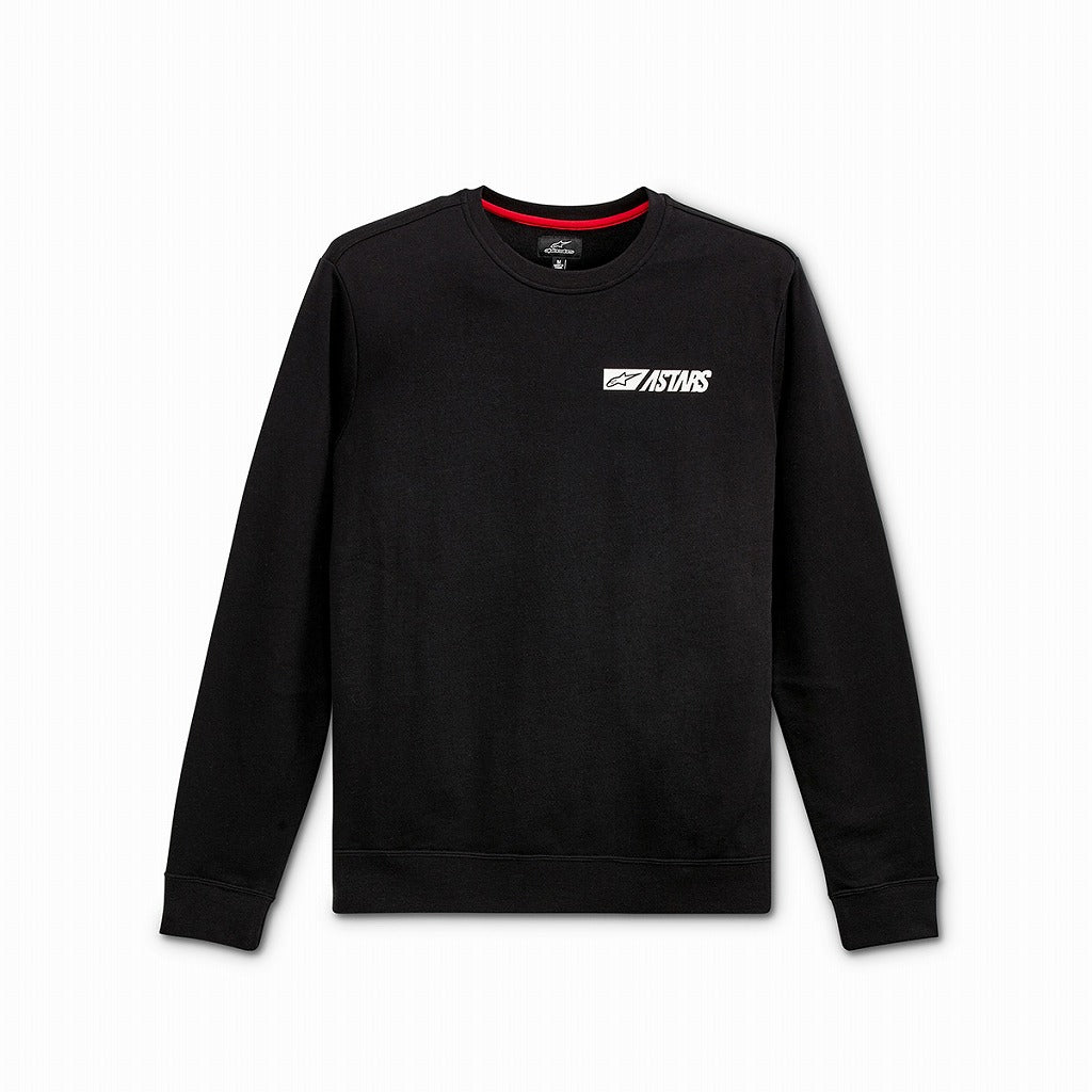 Rebraise Chest Crew Sweat Black/White