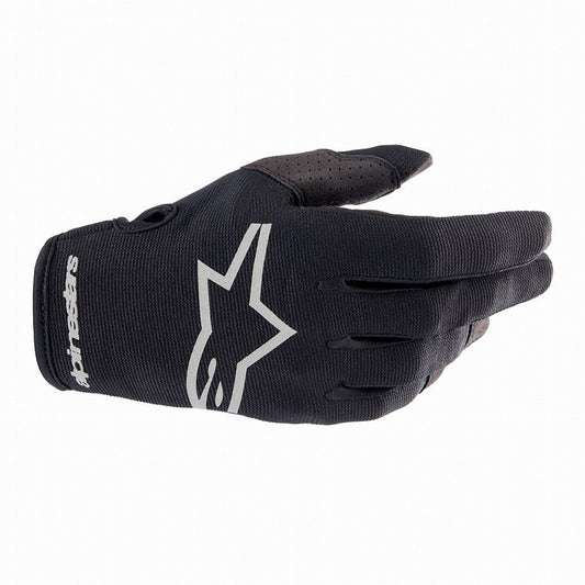 Radar Gloves Black/Brushed Silver