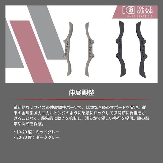K8 3.0 ニーブレース S 左右セット