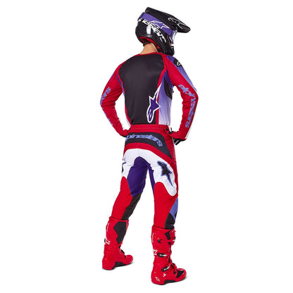 アルパインスターズ フルードワークスパンツ パープル/ブライトレッド