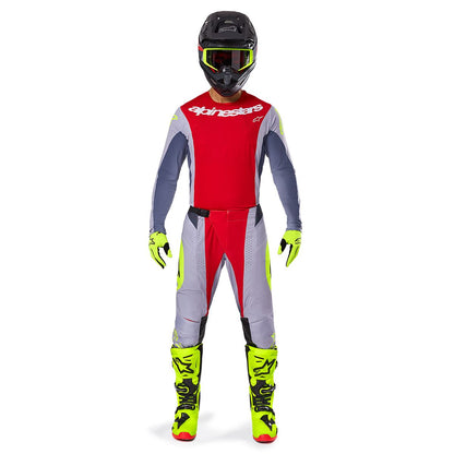 アルパインスターズ テックスターメルトジャージ ブライトレッド/グレー