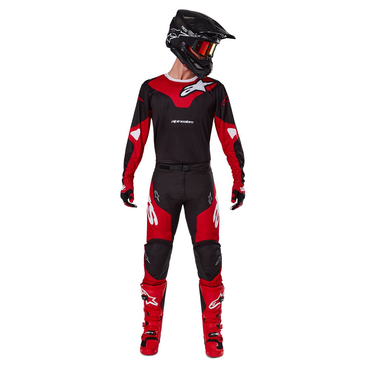 Alpinestars Racer Veil Jersey Black/Bright Red