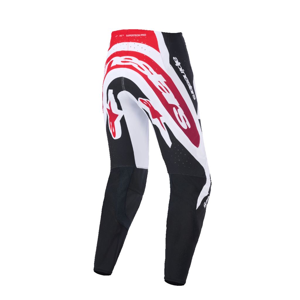 Supertech Pro Pants Vista Black/Red/White