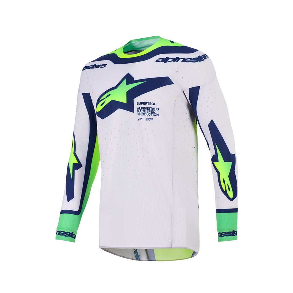 Super Tech Jersey Vista Light Grey/Yellow/Flow Blue
